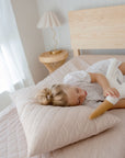 Waterproof Standard Pillowcase | Lullaby Pink