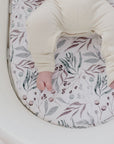 Small Oval/Moses Fitted Waterproof Sheet | Botanical