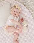 Waterproof Padded Play Mat | Blush Gingham