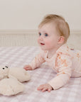 Waterproof Padded Play Mat | Blush Gingham