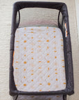 Portacot/Travel Cot Waterproof Fitted Sheet | Bohemian Sunshine