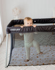 Portacot/Travel Cot Waterproof Fitted Sheet | Bohemian Sunshine