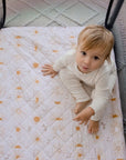Portacot/Travel Cot Waterproof Fitted Sheet | Bohemian Sunshine