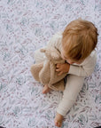 Portacot/Travel Cot Waterproof Fitted Sheet | Botanical