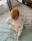 Portacot/Travel Cot Waterproof Fitted Sheet | Lagoon
