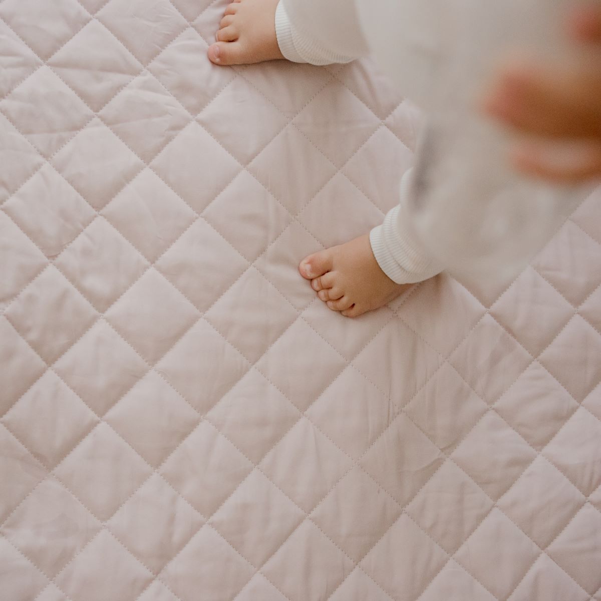 Waterproof Portacot/Travel Cot Fitted Sheet | Lullaby Pink