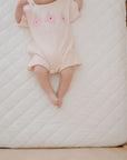 Waterproof Fitted Cot Sheet | Ivory