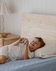 Waterproof Fitted Sheet | Sky Blue