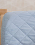 Waterproof Fitted Sheet | Sky Blue