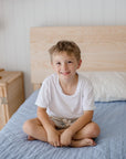 Waterproof Fitted Sheet | Sky Blue