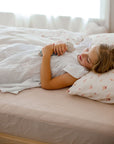 Waterproof Fitted Sheet | Lullaby Pink