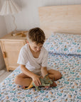 Waterproof Fitted Sheet | Wild Dinosaurs