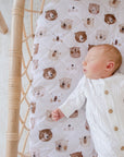 Waterproof Fitted Bassinet Sheet | Bear in There