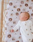 Waterproof Fitted Bassinet Sheet | Bear in There