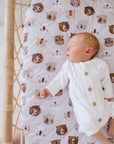 Waterproof Fitted Bassinet Sheet | Bear in There