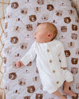 Waterproof Fitted Bassinet Sheet | Bear in There