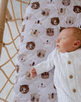 Waterproof Fitted Bassinet Sheet | Bear in There