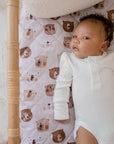 Waterproof Fitted Bassinet Sheet | Bear in There