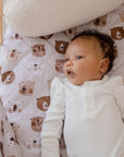 Waterproof Fitted Bassinet Sheet | Bear in There