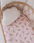 Waterproof Fitted Bassinet Sheet | Queen of the Jungle