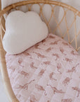 Waterproof Fitted Bassinet Sheet | Queen of the Jungle