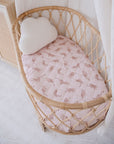 Waterproof Fitted Bassinet Sheet | Queen of the Jungle