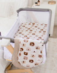 Co-Sleeper/Change Mat Fitted Waterproof Sheet | Bear in There