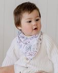 Premium Triple Layer Bandana Bibs 2 Pack | Botanical & Lagoon