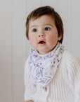 Premium Triple Layer Bandana Bibs 2 Pack | Botanical & Lagoon