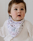 Premium Triple Layer Bandana Bibs 2 Pack | Botanical & Lagoon