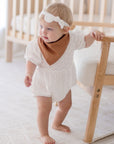 Premium Triple Layer Bandana Bibs 2 Pack | Queen of the Jungle & Chestnut