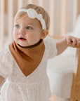 Premium Triple Layer Bandana Bibs 2 Pack | Queen of the Jungle & Chestnut