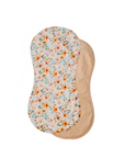 Premium Triple Layer Burp Cloth 2 Pack | Bloom & Nude