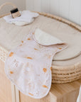 Premium Triple Layer Burp Cloth 2 Pack | Bohemian Sunshine & Oat