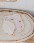 Premium Triple Layer Burp Cloth 2 Pack | Bohemian Sunshine & Oat