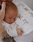 Premium Triple Layer Burp Cloth 2 Pack | Oakwood Farm & Latte