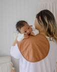 Premium Triple Layer Burp Cloth 2 Pack | Queen of the Jungle & Chestnut