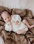 Cotton Knit Blanket | Walnut