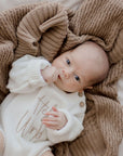 Cotton Knit Blanket | Walnut