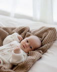Cotton Knit Blanket | Walnut