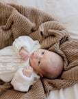 Cotton Knit Blanket | Walnut