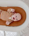 Small Oval/Moses Fitted Waterproof Sheet | Chestnut