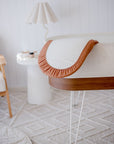 Small Oval/Moses Fitted Waterproof Sheet | Chestnut