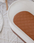 Small Oval/Moses Fitted Waterproof Sheet | Chestnut