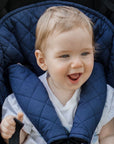 Harness Covers Quilted | Navy