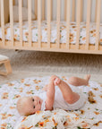 Bamboo Cotton Muslin Swaddle | Sunny Days