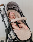 Universal Quilted Pram Liner | Lullaby Pink