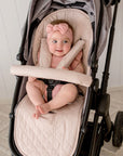 Universal Quilted Pram Liner | Lullaby Pink