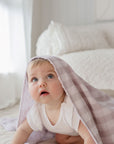 Snuggle Blanket | Blush Gingham