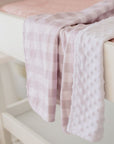 Snuggle Blanket | Blush Gingham